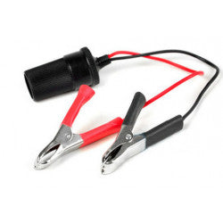 Adaptateur plugc15 pour fiche allume cigare 12v avec 2 pinces pour batterie
