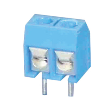 Bornier a vis pour circuit imprimes 2 plots