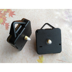 Mecanisme horloge a quartz a pile wcm1 axe 12mm sans aiguilles clip fixation murale velleman