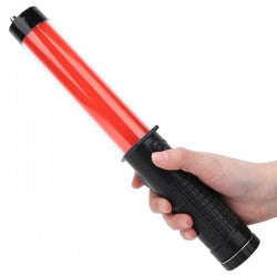 Baton lumineux 26cm torche Eclairage led lumiere rouge circulation route aeroport