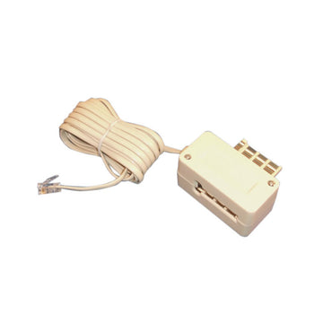 Cordon telephonique 3m c72g vers rj11 fiche cable telephone konig hqb-t018/3