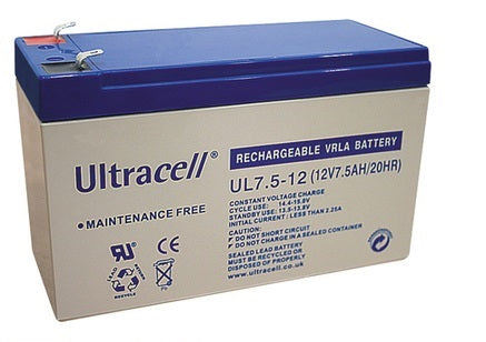 Accumulateur etanche plomb 7ah 7.2ah gel batterie rechargeable 7.5ah 12v solaire accu - ECLATS DESTOCKAGE