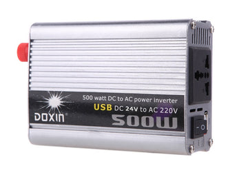 Adaptateur 24v 220v 500w avec prise usb continue crete convertisseur 20v-30v transformateur - ECLATS DESTOCKAGE