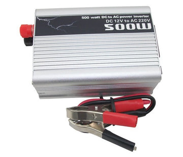 Adaptateur 500w 12v-230v convertisseur 220v 240v transformateur de tension voiture utilitaire - ECLATS DESTOCKAGE