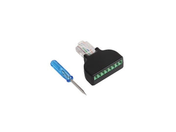 Adaptateur 8p8c rj45 vers connexion a vis cv044 raccord fiche réseau ECLATS DESTOCKAGE