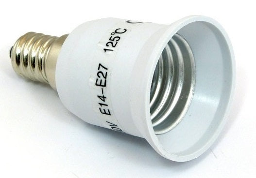 Adaptateur ampoule led e14 a e27 culot 12v 24v 48v 220v convertisseur douille ECLATS DESTOCKAGE