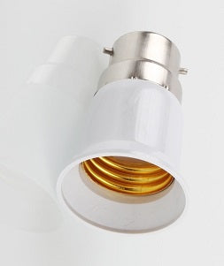 Adaptateur b22 a e27 douille ampoule led culot 12v 24v 48v 220v - ECLATS DESTOCKAGE