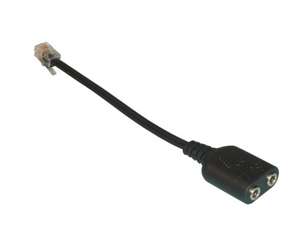Adaptateur casque telephone rj2 rj9 jack 3,5mm microphone micro pour cisco ip voip ECLATS DESTOCKAGE