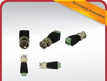 Adaptateur Coaxial Balun Vidéo Connecteur BNC Mâle CCTV Caméra BNC-16 - ECLATS DESTOCKAGE
