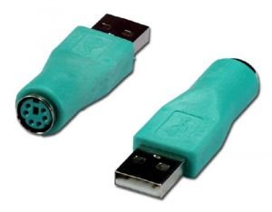 Adaptateur convertisseur interface USB Mâle vers PS2 PS/2 Femelle clavier Souris ECLATS DESTOCKAGE