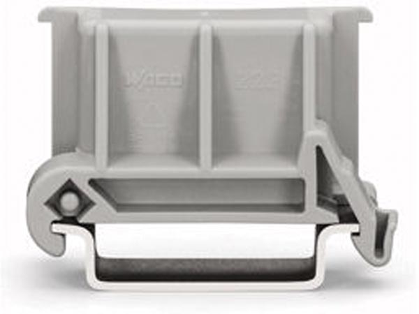 Adaptateur coude universel pour rail iso et support wago serie wg222  wg222510 ECLATS DESTOCKAGE