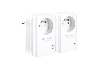Adaptateur cpl av200 prise intégrée plug and play rj45 femelle kit demarrage ECLATS DESTOCKAGE