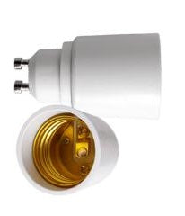 Adaptateur culot 12v 24v 48v 220v convertisseur gu10 a e27 douille ampoule led ECLATS DESTOCKAGE