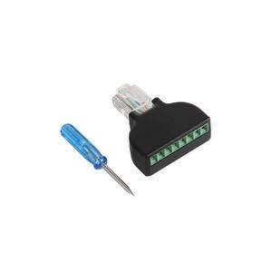 Adaptateur cv044 8p8c rj45 internet vers connexion a vis ECLATS DESTOCKAGE