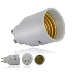 Adaptateur de culot ampoule gu10 a e27 douille 220v 12v 24v 48v ECLATS DESTOCKAGE