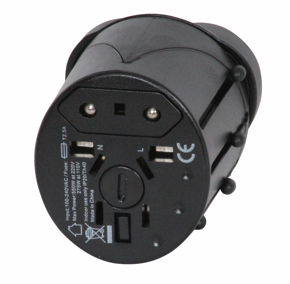 Adaptateur de voyage universel europe 150 pays uk usa australie euro wta25 ECLATS DESTOCKAGE