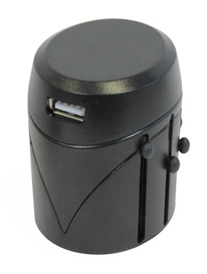 Adaptateur de voyage vacance usb 150 pays universel japon chine royaume-uni irlande europe corée - ECLATS DESTOCKAGE