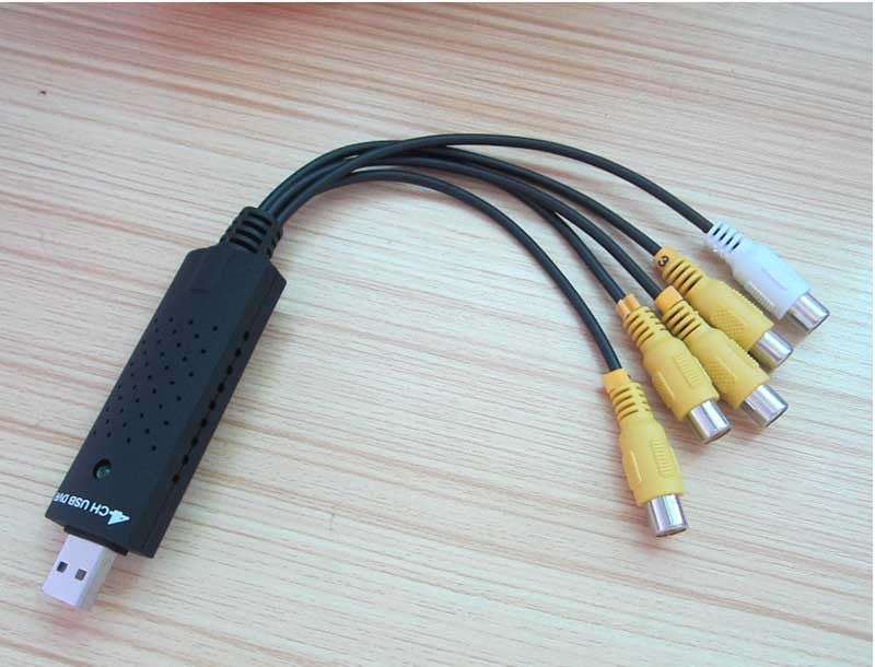 Adaptateur dvr portable 4 canaux 4 ch quadra raccordement 4 camera vidéo cctv capture easycap002 ECLATS DESTOCKAGE