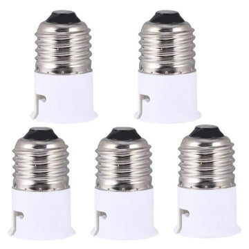 5 Adaptateur e27 a b22 convertisseur douille lampe ampoule led adaptation culot 12v 24v 48v 220v ECLATS DESTOCKAGE