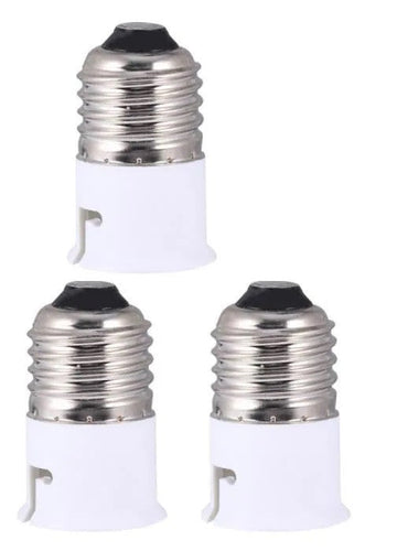 3 Adaptateur e27 a b22 convertisseur douille lampe ampoule led adaptation culot 12v 24v 48v 220v ECLATS DESTOCKAGE