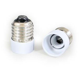 Adaptateur E27 mâle vers E14 femelle douille de lampe E27/E14 Culot ECLATS DESTOCKAGE