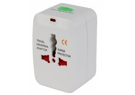 Adaptateur electrique europe universel prise secteur voyage italie espagne usa uk australie 150 pays - ECLATS DESTOCKAGE