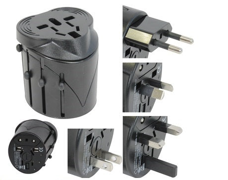 Adaptateur electrique universel europe secteur prise voyage 150 pays hq-travel11 usa uk japon - ECLATS DESTOCKAGE