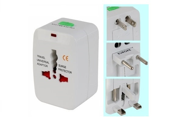 Adaptateur electrique universel prise secteur 150 pays voyage italie espagne europe usa uk australie - ECLATS DESTOCKAGE
