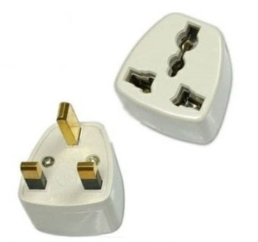 Adaptateur gb voyage uk electrique europeenne vers fiche anglaise grande bretagne - ECLATS DESTOCKAGE