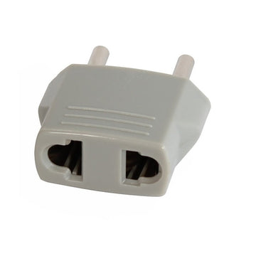 Adaptateur gris voyage prise electrique secteur us vers fiche euro chine japon canada con