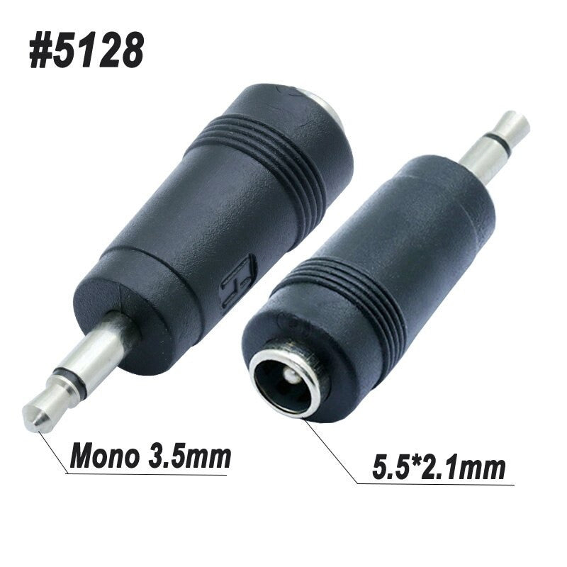 Adaptateur Mono 3.5mm vers DC 5521 2 Pôles Fiche Mâle vers DC 5.5*2.1MM Femelle Jack DC ECLATS DESTOCKAGE
