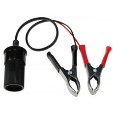 Adaptateur plugc15 pour fiche allume cigare 12v avec 2 pinces pour batterie