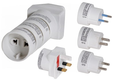 Adaptateur pour prise alimentation lot de 4 hama ii canada japon moyen orient asie afrique europe - ECLATS DESTOCKAGE