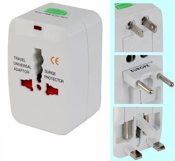 Adaptateur prise secteur electrique universel voyage 150 pays italie espagne europe usa uk australie - ECLATS DESTOCKAGE