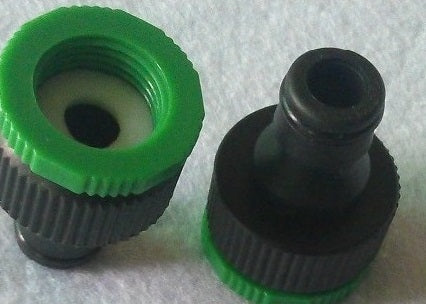 Adaptateur robinet jardin 3/4 1/2 tube arrosage extensible hose retractable pistolet eau. ECLATS DESTOCKAGE