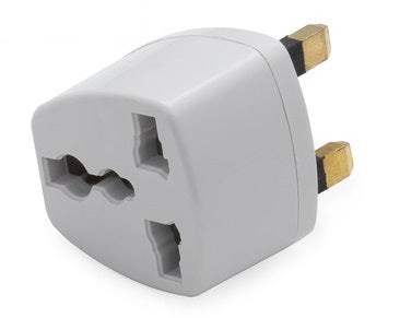 Adaptateur secteur gb prise electrique europeenne fiche anglaise uk lle929 voyage grande bretagne - ECLATS DESTOCKAGE