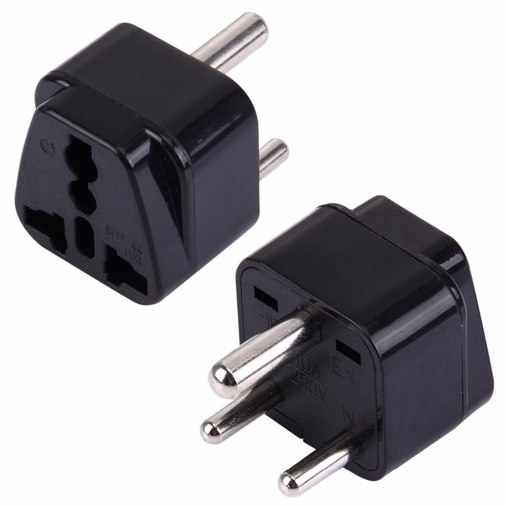 Adaptateur secteur petit plot pour europeen se rendant en afrique du sud israel - ECLATS DESTOCKAGE