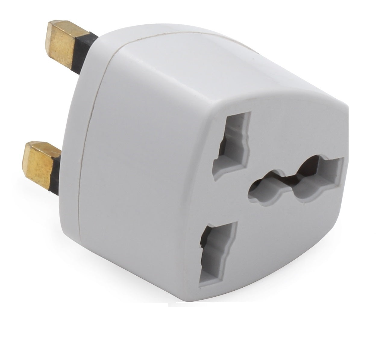Adaptateur secteur prise electrique europeenne vers fiche anglaise voyage gb uk grande bretagne - ECLATS DESTOCKAGE