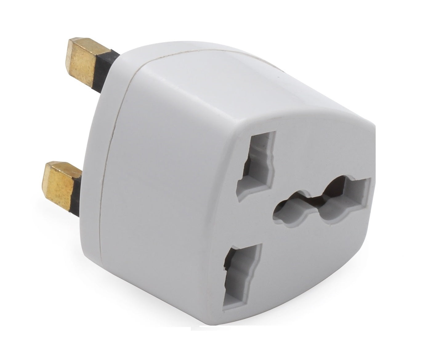 Adaptateur secteur prise electrique europeenne vers fiche gb uk anglaise voyage grande bretagne - ECLATS DESTOCKAGE