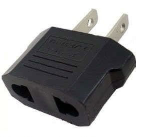 Adaptateur secteur prise usa convertisseur europe canada euro/americain japon etats unis voyage - ECLATS DESTOCKAGE