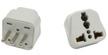 Adaptateur secteur voyage fiche electrique uruguay italie chili prise europe 10a 250v convertisseur - ECLATS DESTOCKAGE