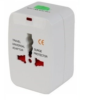 Adaptateur secteur voyage universel 150 pays prise electrique italie espagne europe usa uk australie - ECLATS DESTOCKAGE