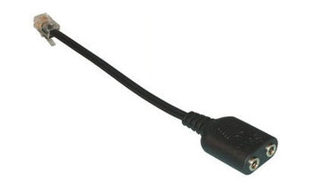 Adaptateur telephone casque rj2 rj9 jack 3,5mm micro pour cisco ip voip microphone ECLATS DESTOCKAGE