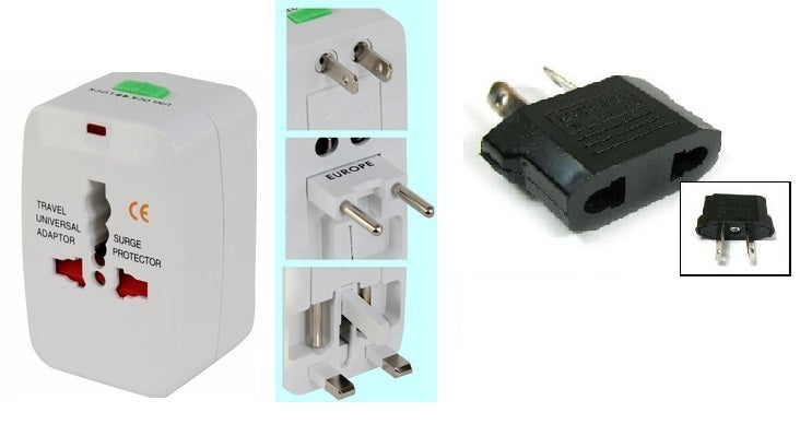 Adaptateur universel 150 pays australie espagne europe usa uk voyage secteur prise - ECLATS DESTOCKAGE