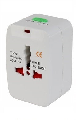 Adaptateur universel 150 pays secteur prise electrique voyage italie espagne vacance - ECLATS DESTOCKAGE