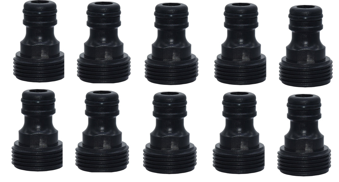 10 Adaptateur universel grand débit filetage 3/4 20/27 embout fileté male pistolet arrosage gardena ECLATS DESTOCKAGE