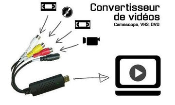 Adaptateur usb analogique carte acquisition audio video cmp usbvg5 convertisseur k7 video ECLATS DESTOCKAGE