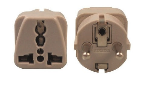 Adaptateur voyage prise secteur anglaise europe allemagne australie canada italie japon suisse uk - ECLATS DESTOCKAGE