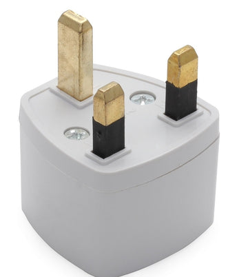Adaptateur voyage prise secteur electrique fiche anglaise grande bretagne gb uk europe - ECLATS DESTOCKAGE