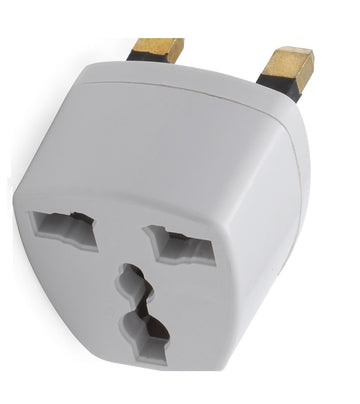 Adaptateur voyage secteur grande bretagne gb uk prise electrique europeenne vers fiche anglaise - ECLATS DESTOCKAGE